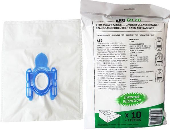 AEG Gr 28 / 5000 serie, intense filtration, kunststof aansluiting, Stofzuigerzakken AEG Gr 28 / 5000 serie, intense filtration, kunststof aansluiting, Stofzuigerzakken