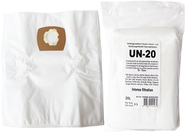 UN-20 Universele zak voor industriële ketelmodellen 20 liter intense filtration