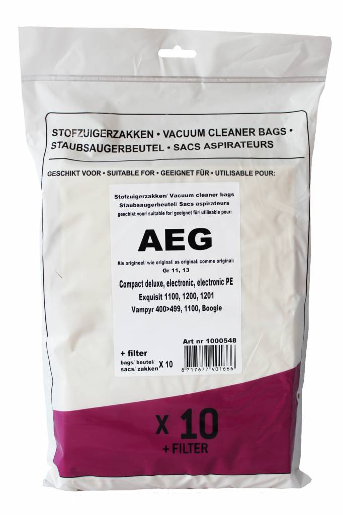 AEG Gr 11 / 13 Vampyr. Compact 400 - 499 Stofzuigerzakken