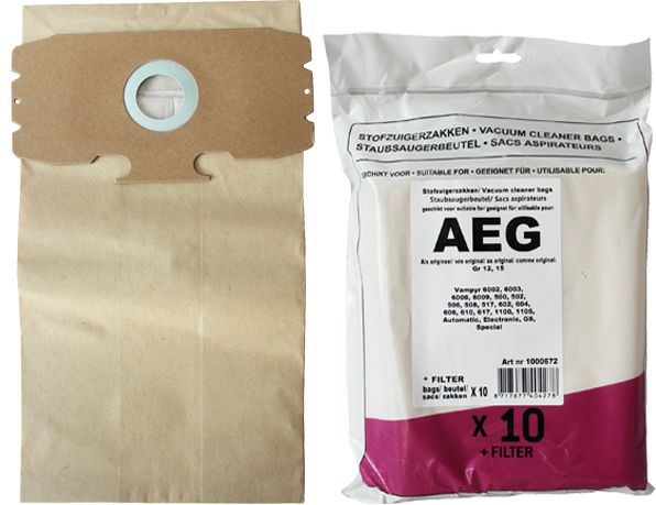 AEG Gr 12 / 15 Vampyr. 6002 > 6009 Stofzuigerzakken