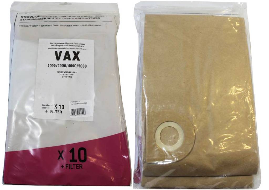 VAX 1000 / 2000 / 4000 / 5000 Stofzuigerzakken