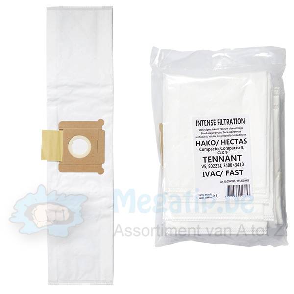 HAKO Compacto / TENNANT intense filtration Stofzuigerzakken