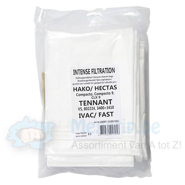 HAKO Compacto / TENNANT intense filtration Stofzuigerzakken
