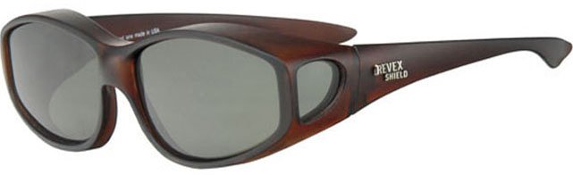 Overzet Zonnebril Bruin rubber touch , nickel logo Overzet Zonnebril Bruin rubber touch , nickel logo