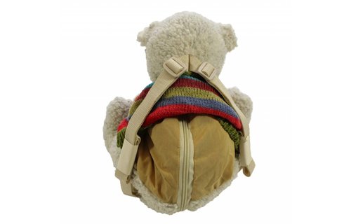 Rugzakje Beer wit Zonder kap Multy color