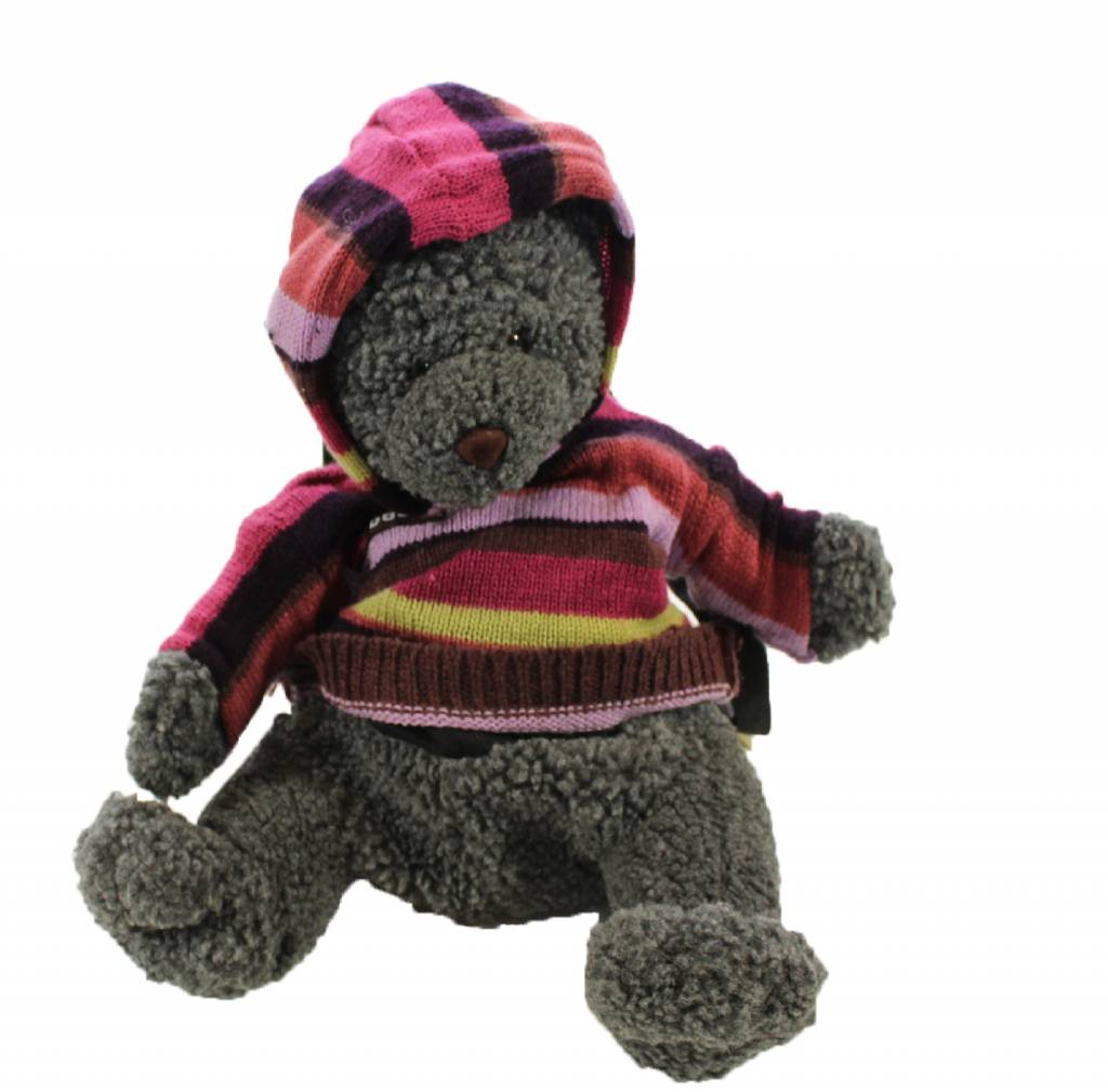 Rugzakje Beer Grijs met kap B color