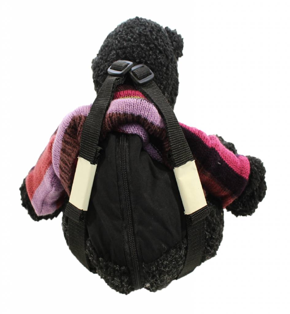 Rugzakje Beer Zwart Zonder kap B color Rugzakje Beer Zwart Zonder kap B color