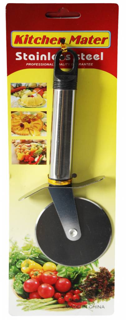 Pizzasnijder metaal 20 cm. Pizzasnijder metaal 20 cm.