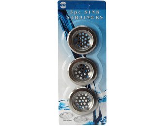 Metalen Afvoerzeef 3 stuks Ø 60 mm.