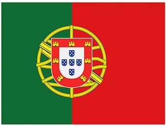 Vlag  Portugal   90 x 150 cm