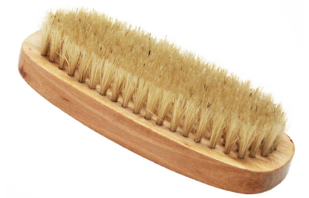 Schoenborstel Wit haar 14 cm Schoenborstel Wit haar 14 cm