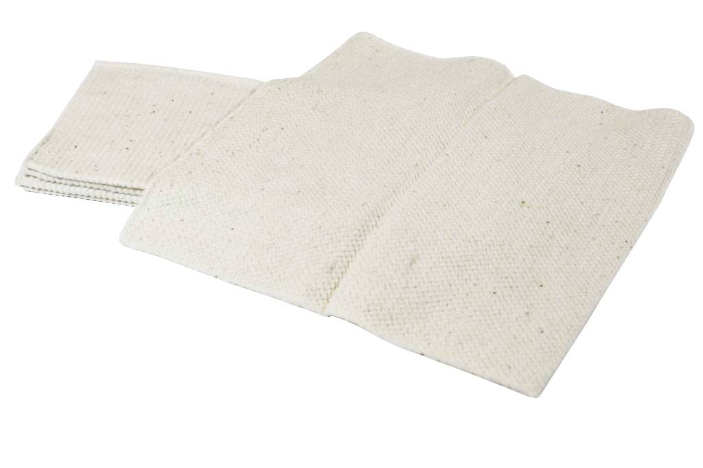 Katoenen Vaatdoek Ecru 35 x 35 cm. set van 5 stuks Katoenen Vaatdoek Ecru 35 x 35 cm. set van 5 stuks