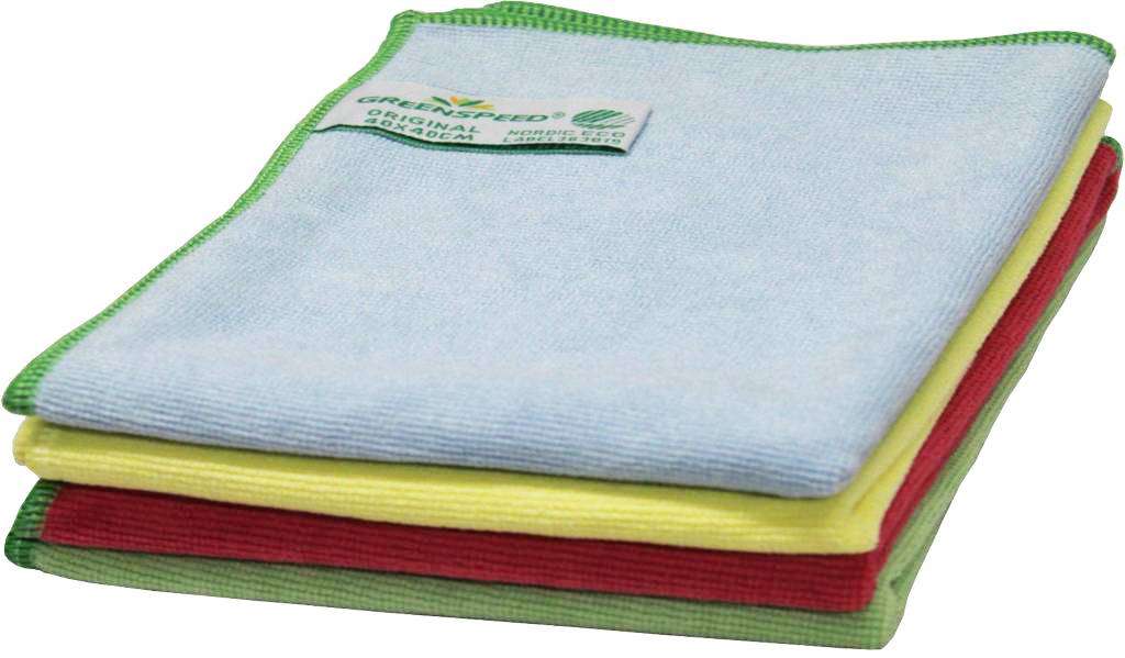 Microvezeldoeken Original 4 st. Ass. kleuren 40 x 40 cm.