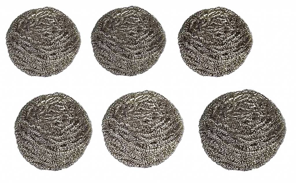 Inox  Schuurspons 40 g  (5 + 1 gratis) Inox  Schuurspons 40 g  (5 + 1 gratis)