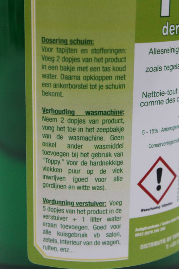 Toppy Tapijtreiniger - Allesreiniger Dennen Extract