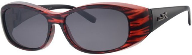 Overzet Zonnebril  burgundy / Shield Overzet Zonnebril  burgundy / Shield