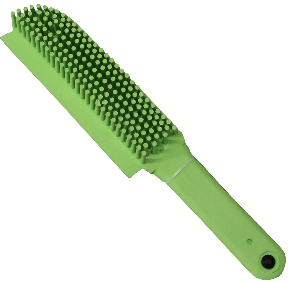 Afzonderlijk deken Cataract Rubber handborstel Groen "Sweepa" | Megatip.be
