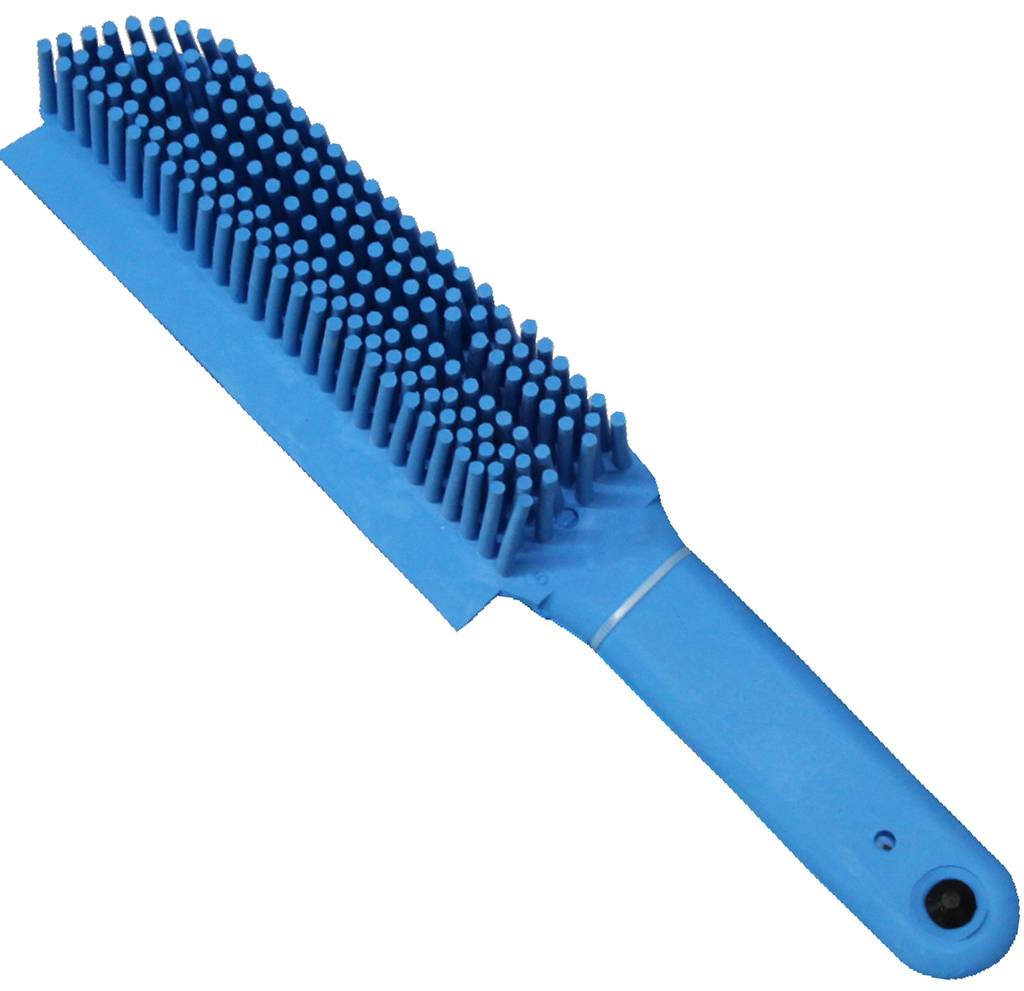 Rubber handborstel Blauw  "Sweepa" Rubber handborstel Blauw  "Sweepa"