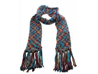 Sjaal gebreid Multy color