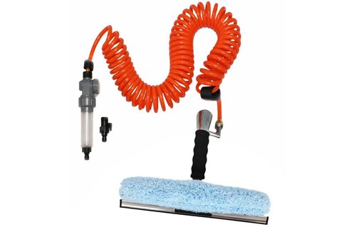 Telescoopsteel tot 8 meter met Combi inwasser  35 cm + Extra  gratis borstel