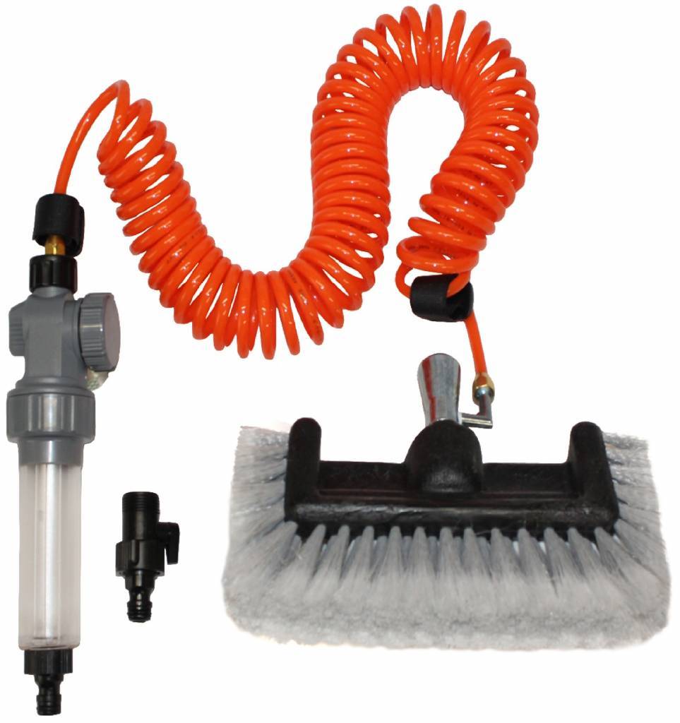 Telescoopsteel tot 8 meter met Combi inwasser  35 cm + Extra  gratis borstel