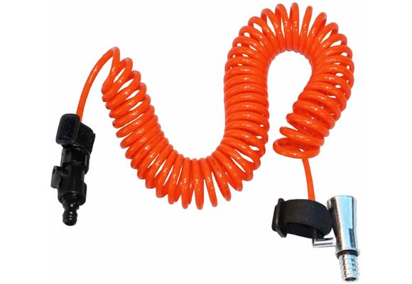 Waterdoorlatende spiraal voor telescoopsteel