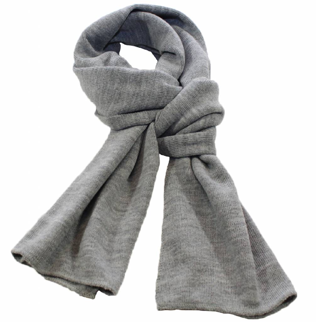 Sjaal gebreid  Muizen Grijs 180 x 30 cm