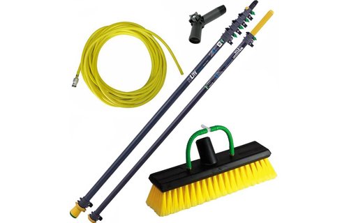 Glasvezel Telescoopsteel 9 meter voor zonnepanelen