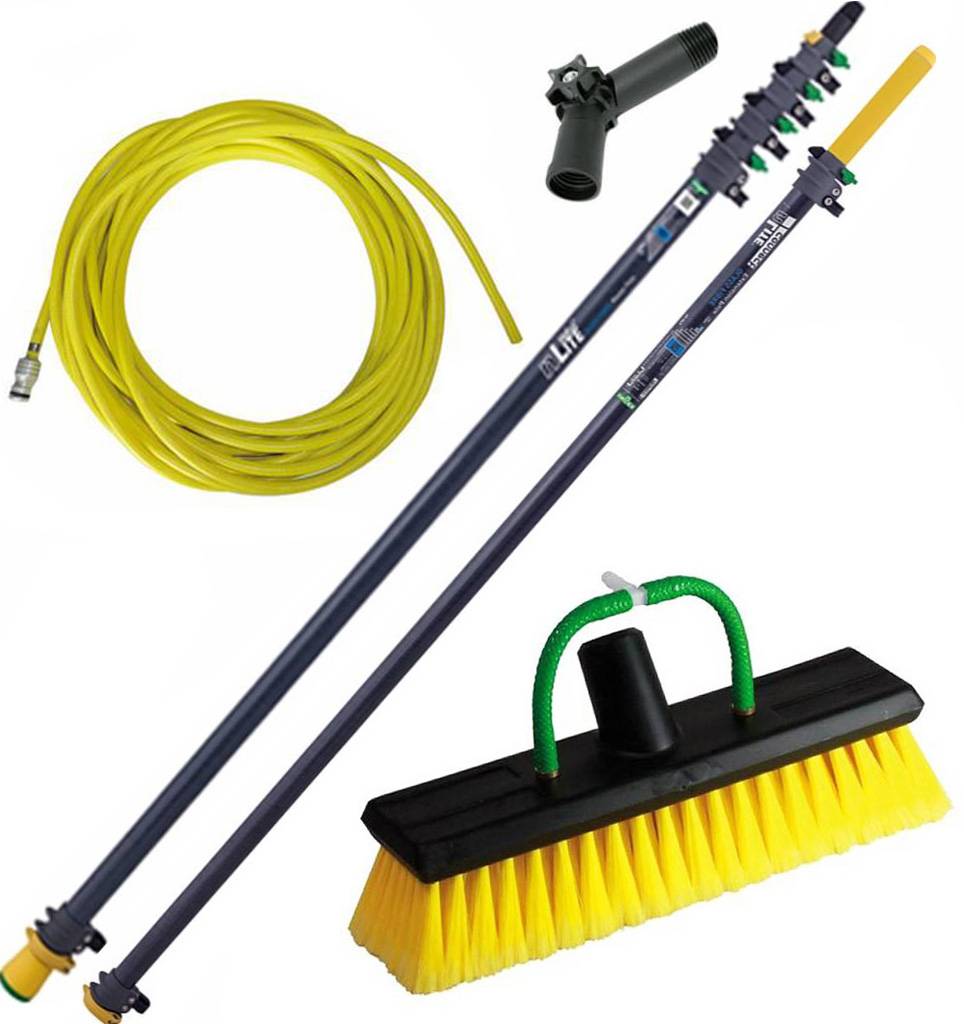 Glasvezel Telescoopsteel 9 meter voor zonnepanelen Glasvezel Telescoopsteel 9 meter voor zonnepanelen