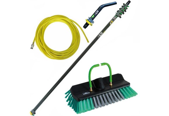 Telescoopsteel Carbon 6,50 meter met toebehoren