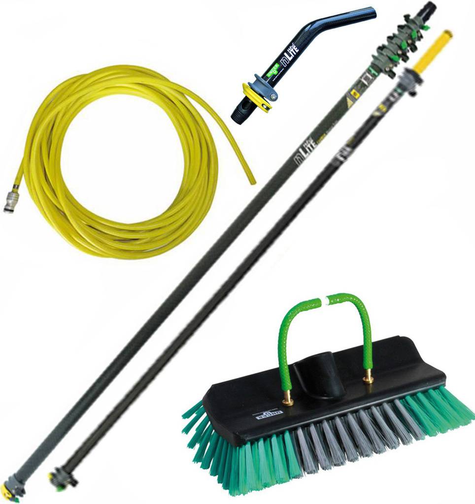 Carbon Telescoopsteel 10 meter  met toebehoren Carbon Telescoopsteel 10 meter  met toebehoren