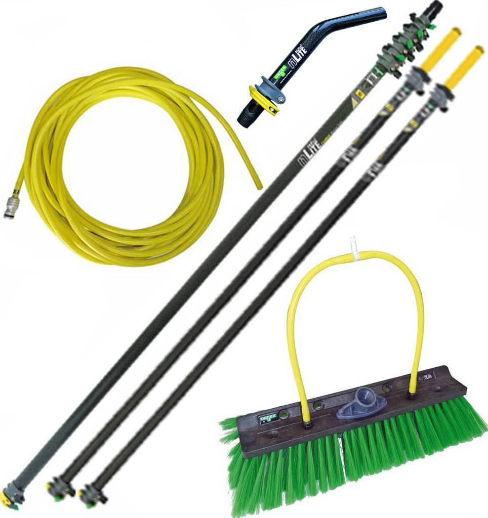 Telescoopsteel Carbon 13,50 m.  met toebehoren