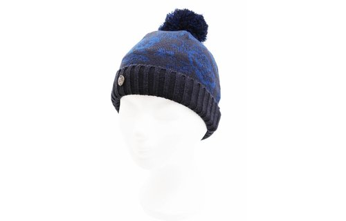 Meisjes muts   Navy "Flower design" Meisjes muts   Navy "Flower design"