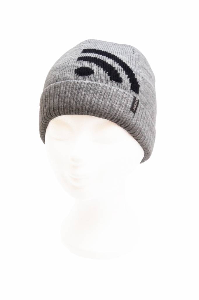 Kindermuts   grijs "Wifi"