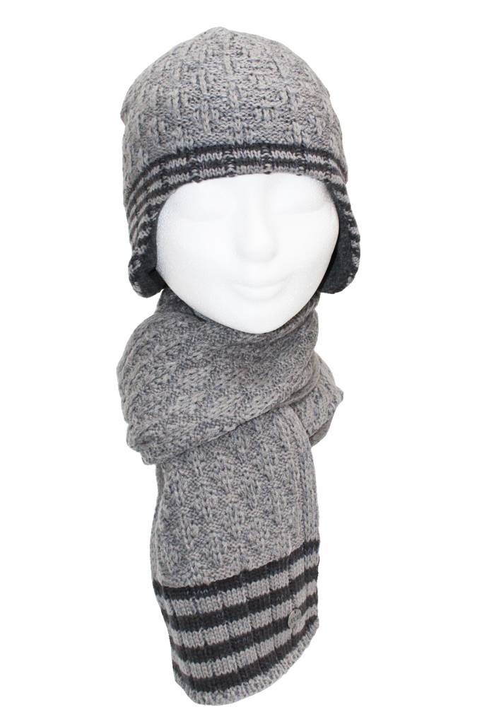 Kinderen Lapland muts -  Grijs Kinderen Lapland muts -  Grijs