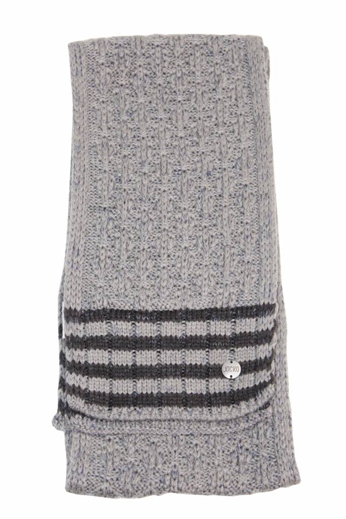 Gebreide kindersjaal  Grijs
