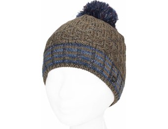 Kindermuts  met Pompon -  Kaki