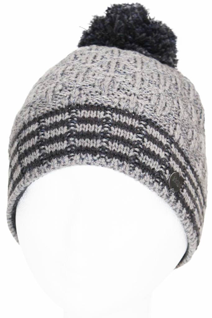 Kindermuts  met Pompon -  Grijs Kindermuts  met Pompon -  Grijs