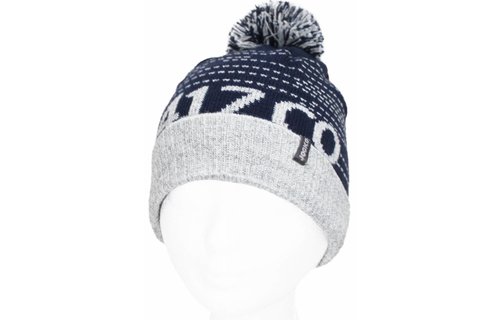 Pompon kindermuts  blauw "Numbers" Pompon kindermuts  blauw "Numbers"