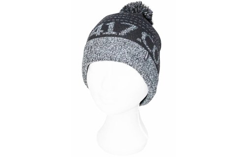 Pompon kindermuts  grijs  "Numbers"