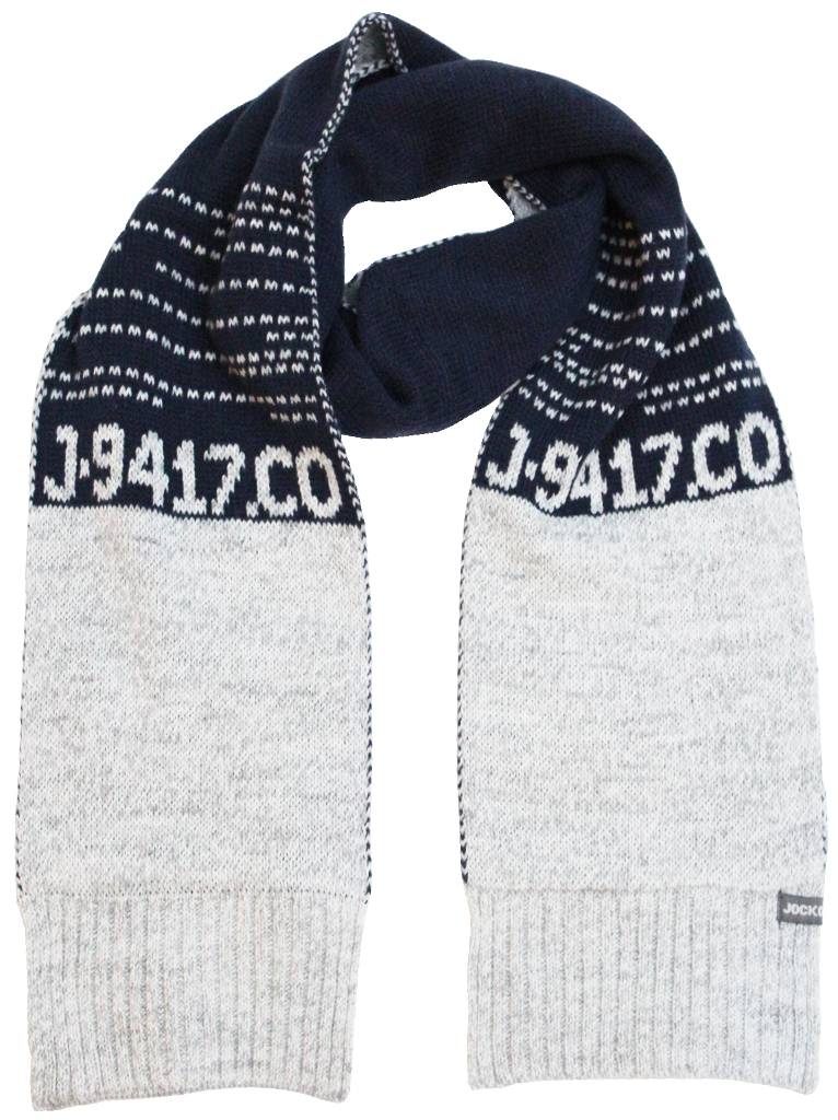 Pompon kindermuts  blauw "Numbers"