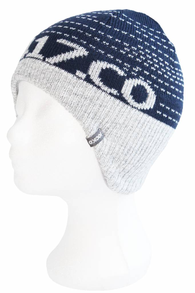 Lapland Baby- Kindermuts   blauw "Numbers"