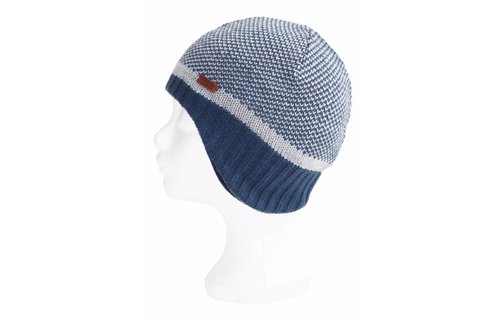 Lapland  kindermuts  blauw/grijs