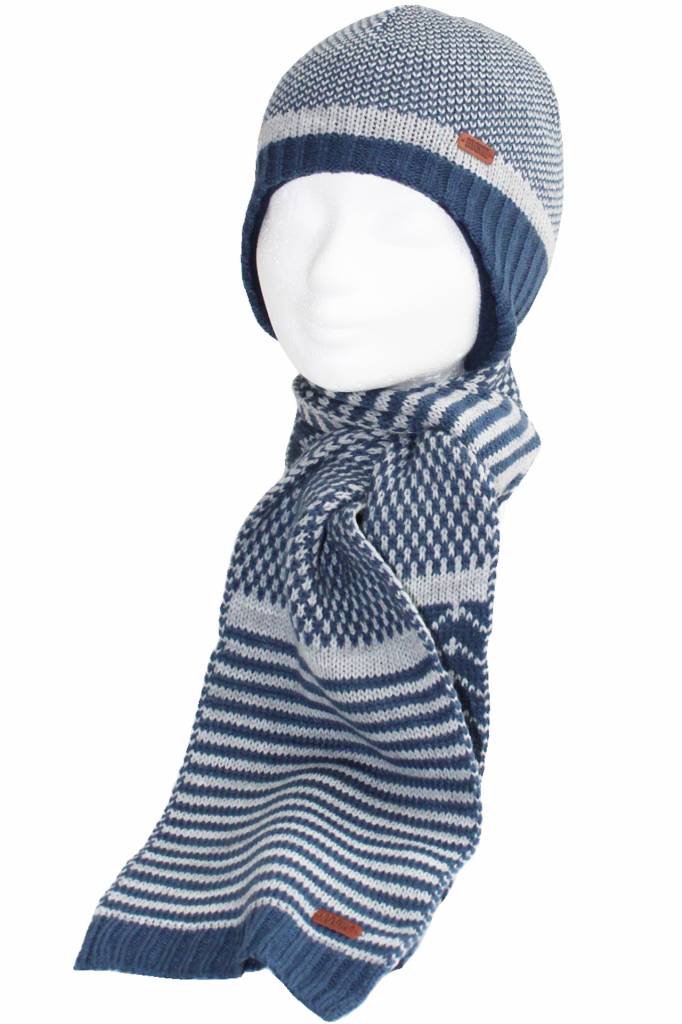 Lapland  kindermuts  blauw/grijs Lapland  kindermuts  blauw/grijs