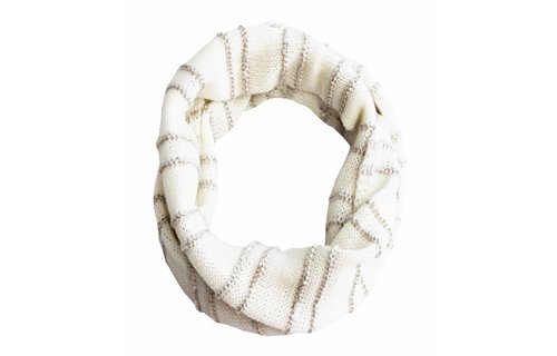 Colsjaal glinsterdraad "Ecru"