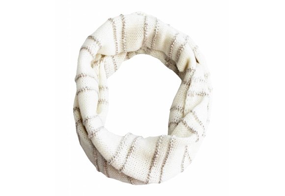 Colsjaal glinsterdraad "Ecru"