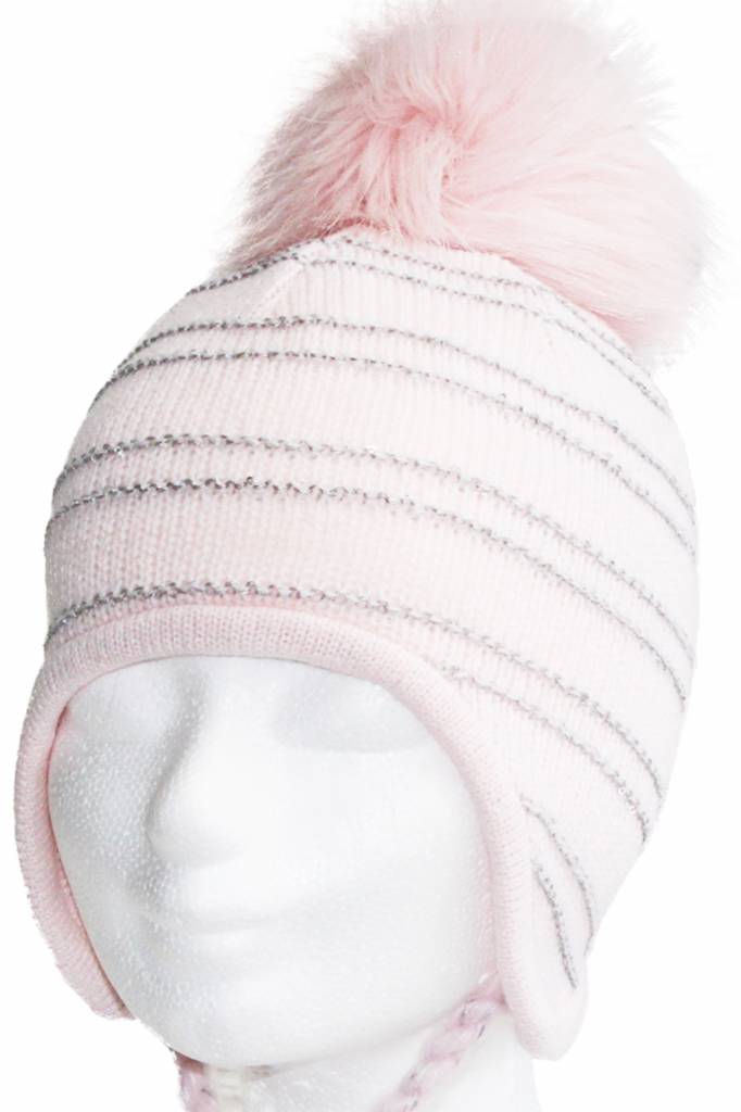 Lapland Baby- Meisjesmuts pompon  "Pink" Lapland Baby- Meisjesmuts pompon  "Pink"