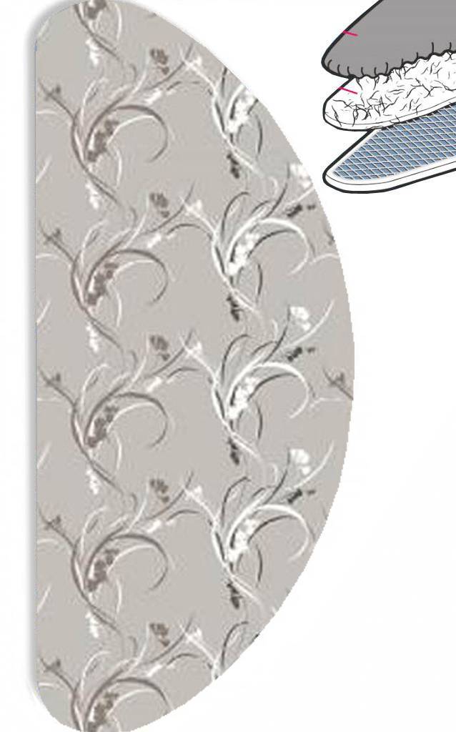 Strijkplankovertrek Banaan "Classic beige" met moltonlaag