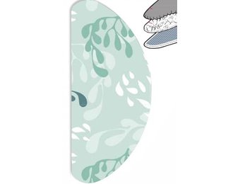 Strijkplankovertrek Banaan "Green Sea Plants" met moltonlaag