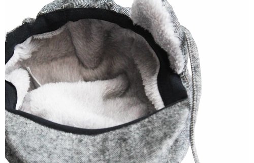 Baby- kinder pet met oorflappen  Blue